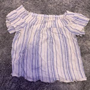 flowy shirt perfect for summer time, seems at the top of the shirt